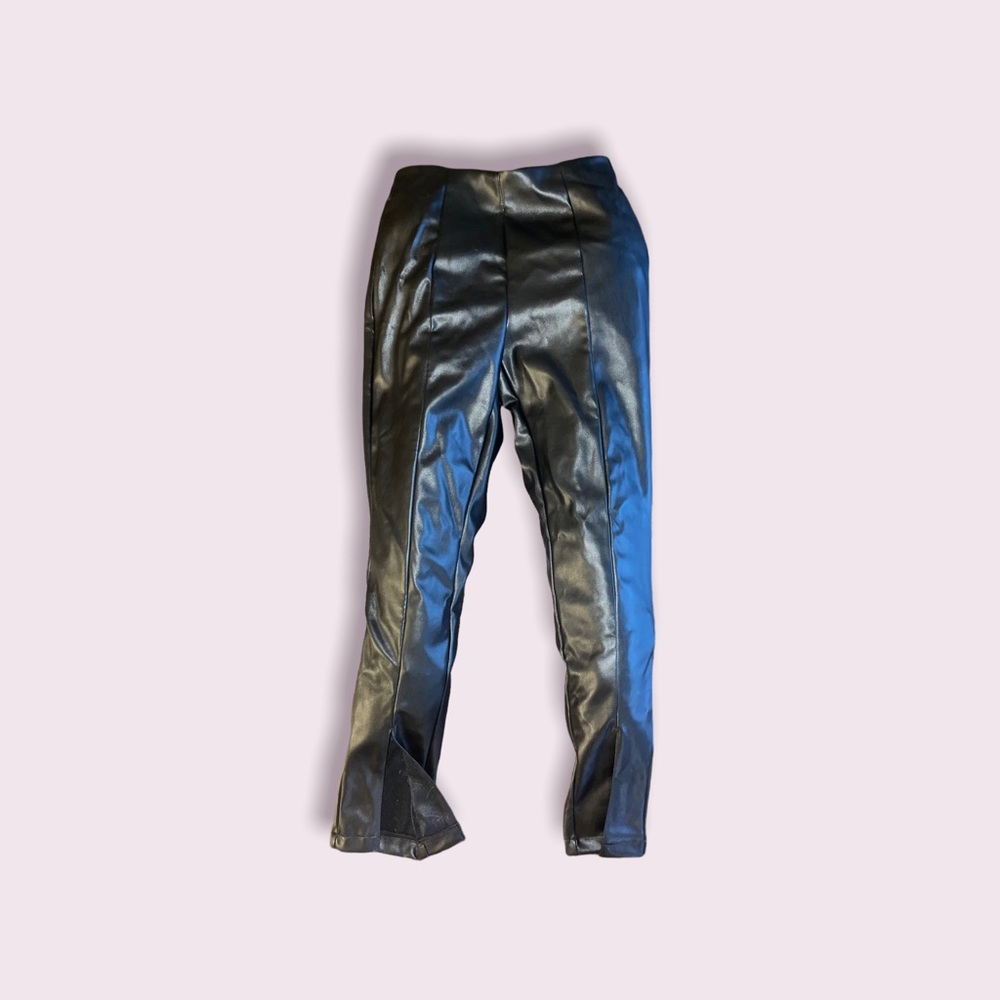 Black Leather Pants